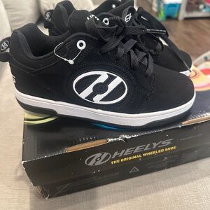 Heelys Black and White Wheeled Sneakers